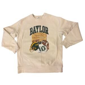 BAYLOR UNIVERSITY Pi Beta Phi Football Sweatshirt Top size L Gameday